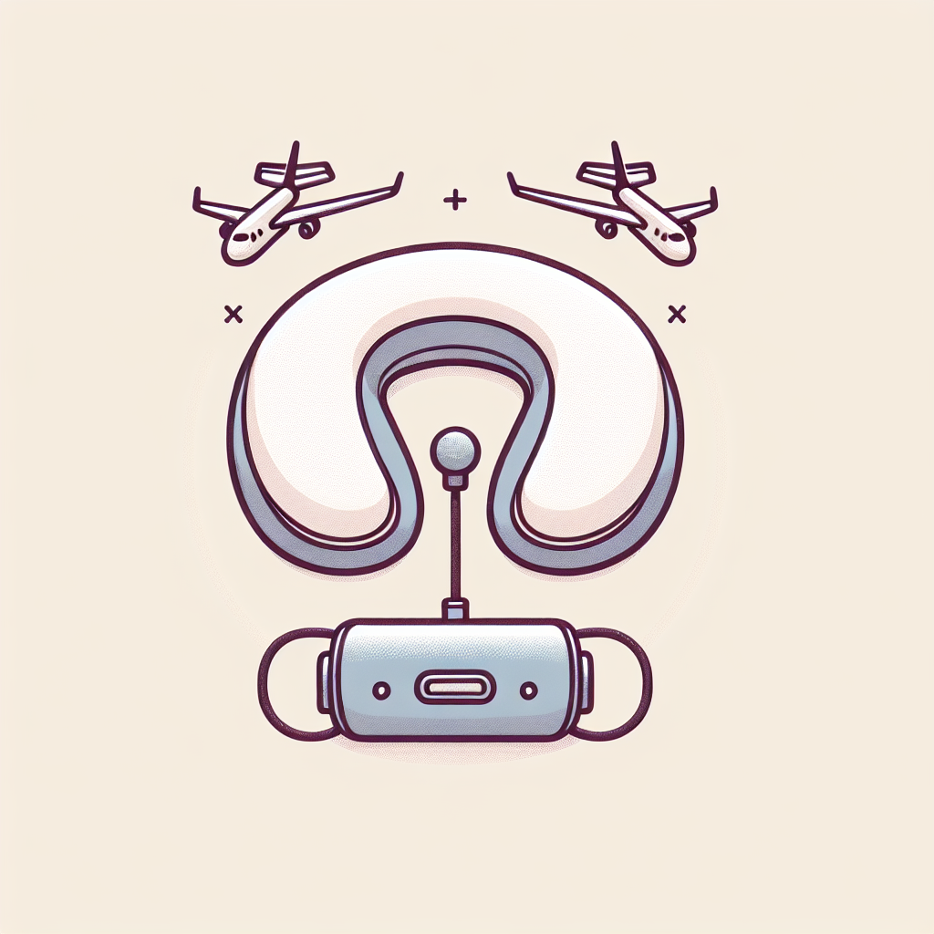 “Travel Essentials: Neck Massager Pillow for Flights”