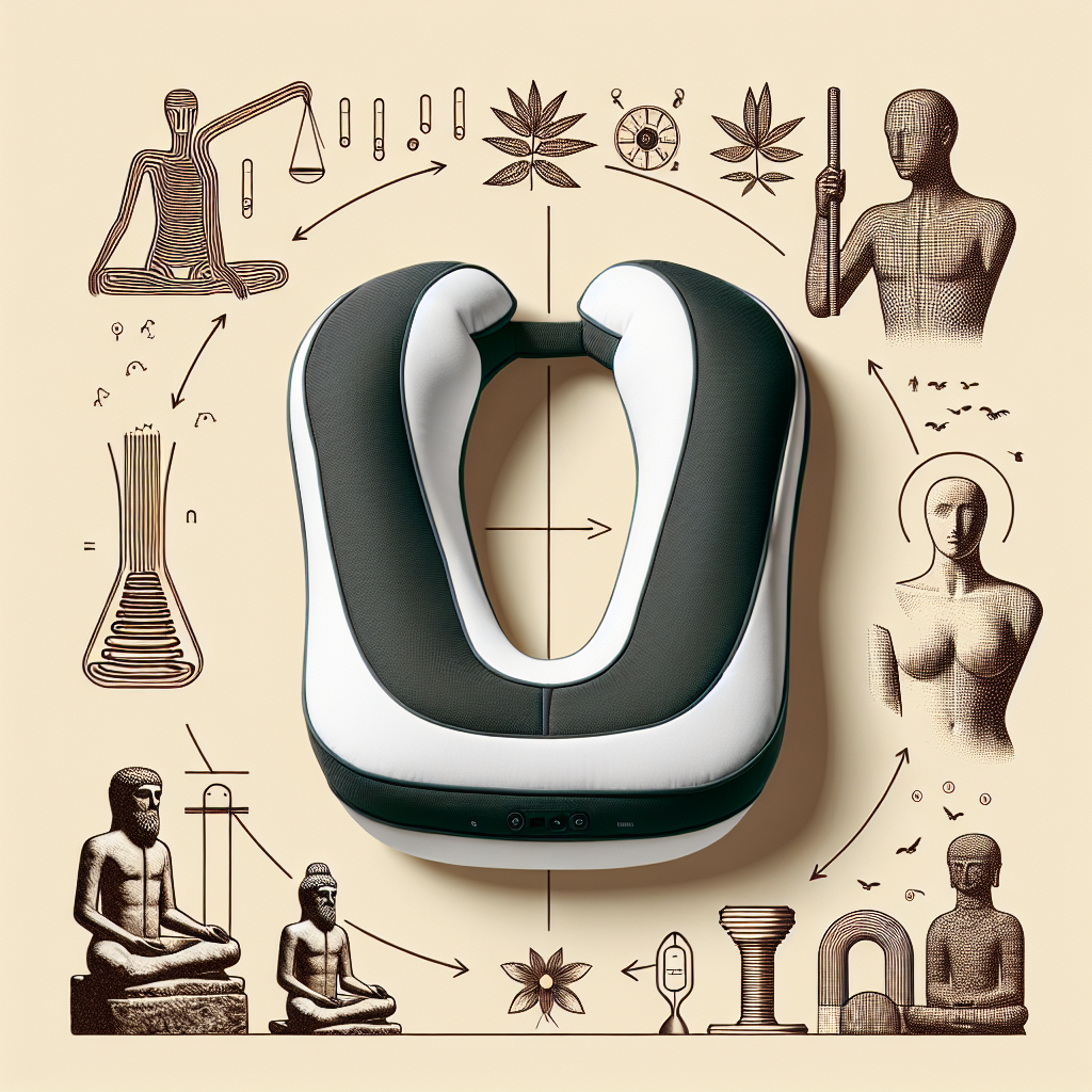 “Heat Therapy History Meets Modern Neck Massager Pillow”