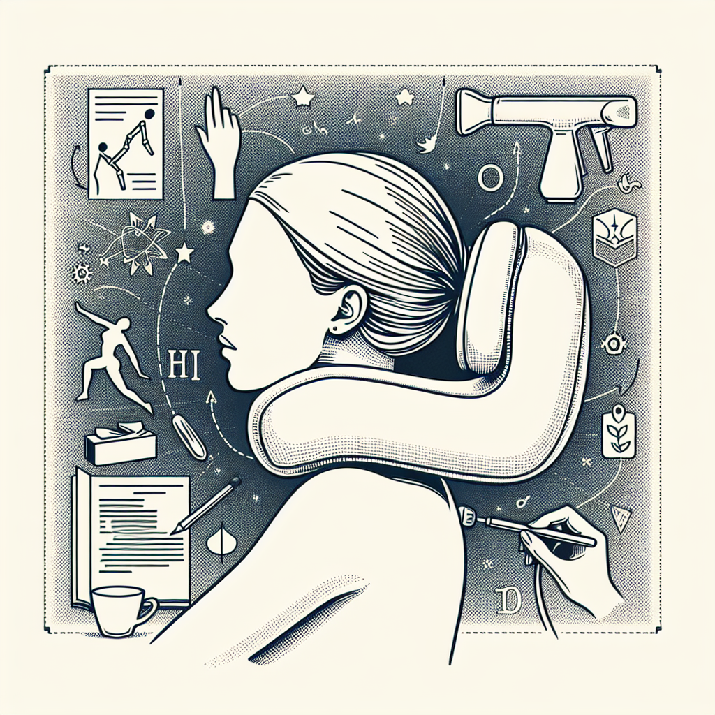 “Neck Massager Pillow for Text Neck Relief”