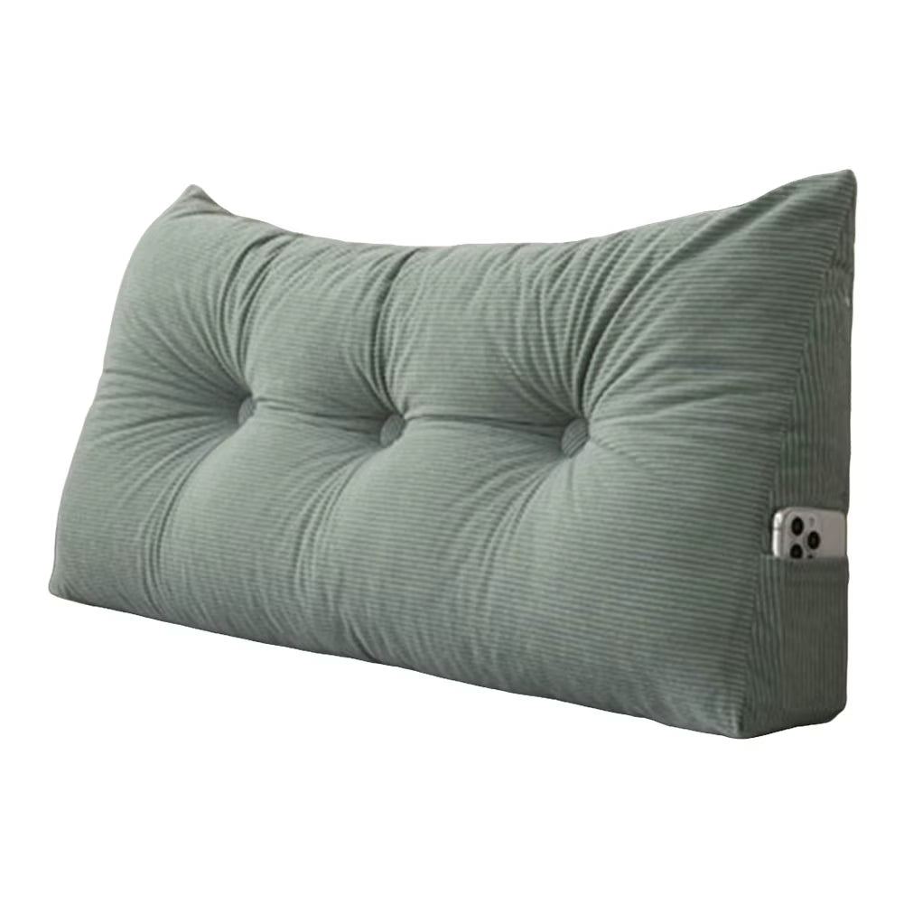 Transform Your Relaxation with Our Stylish Triangular Wedge Headboard Long Backrest Pillow – Perfect for Comfort and Convenience on Beds and Sofas!