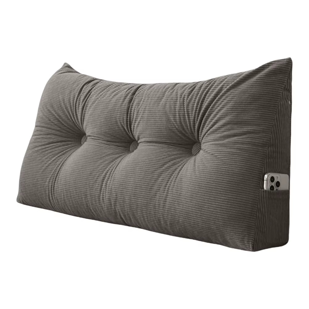 Transform Your Relaxation with Our Stylish Triangular Wedge Headboard Long Backrest Pillow – Perfect for Comfort and Convenience on Beds and Sofas!