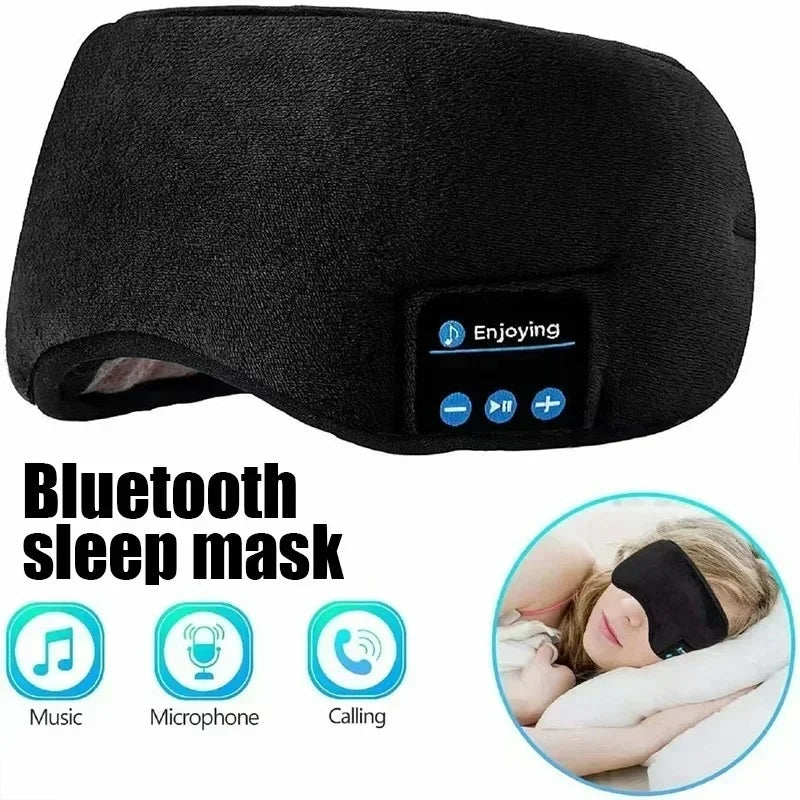 Unwind in Style with Our Bluetooth Wireless Sleep Mask Headphones - The Ultimate Travel Buddy for Music Lovers and Sleep Enthusiasts!