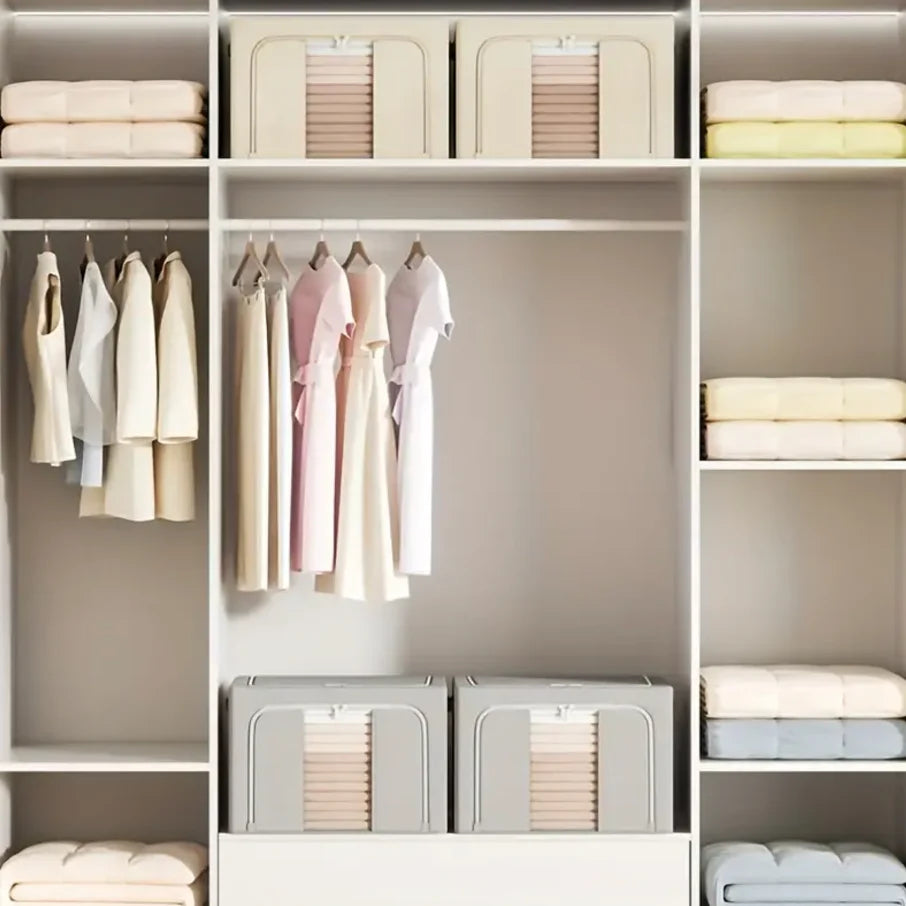 STACKABLE LINEN STORAGE BOXES - 50% off TODAY