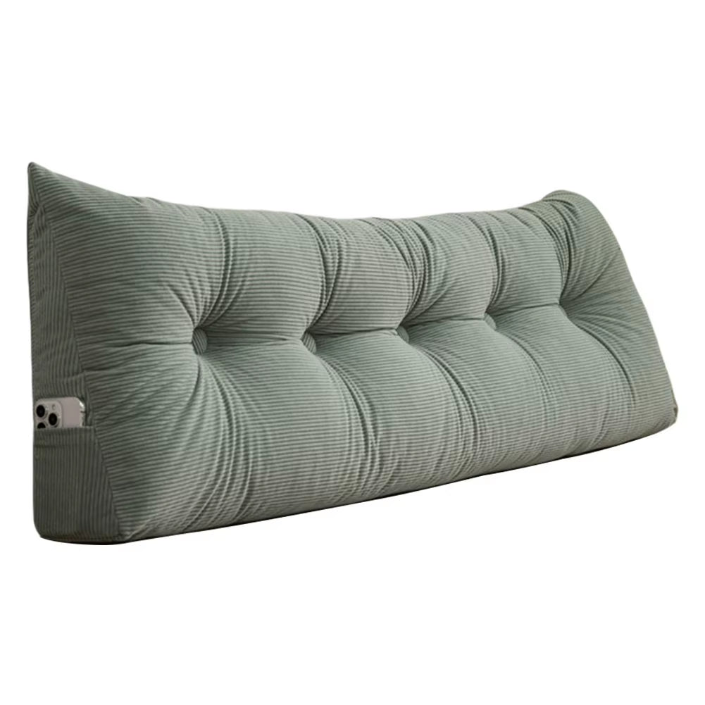 Transform Your Relaxation with Our Stylish Triangular Wedge Headboard Long Backrest Pillow – Perfect for Comfort and Convenience on Beds and Sofas!
