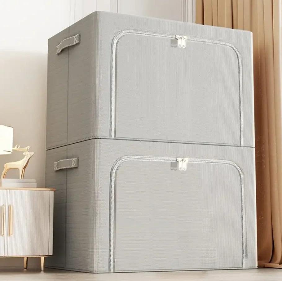 STACKABLE LINEN STORAGE BOXES - 50% off TODAY