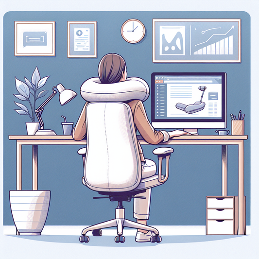 “Neck Massager Pillow for Office Use – Neck Support on the Job”