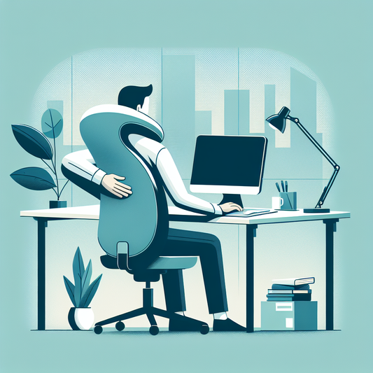 “Neck Massager Pillow for Desk Workers with Hunchback”