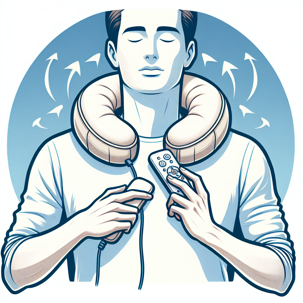 “How to Use a Neck Massager Pillow Safely”