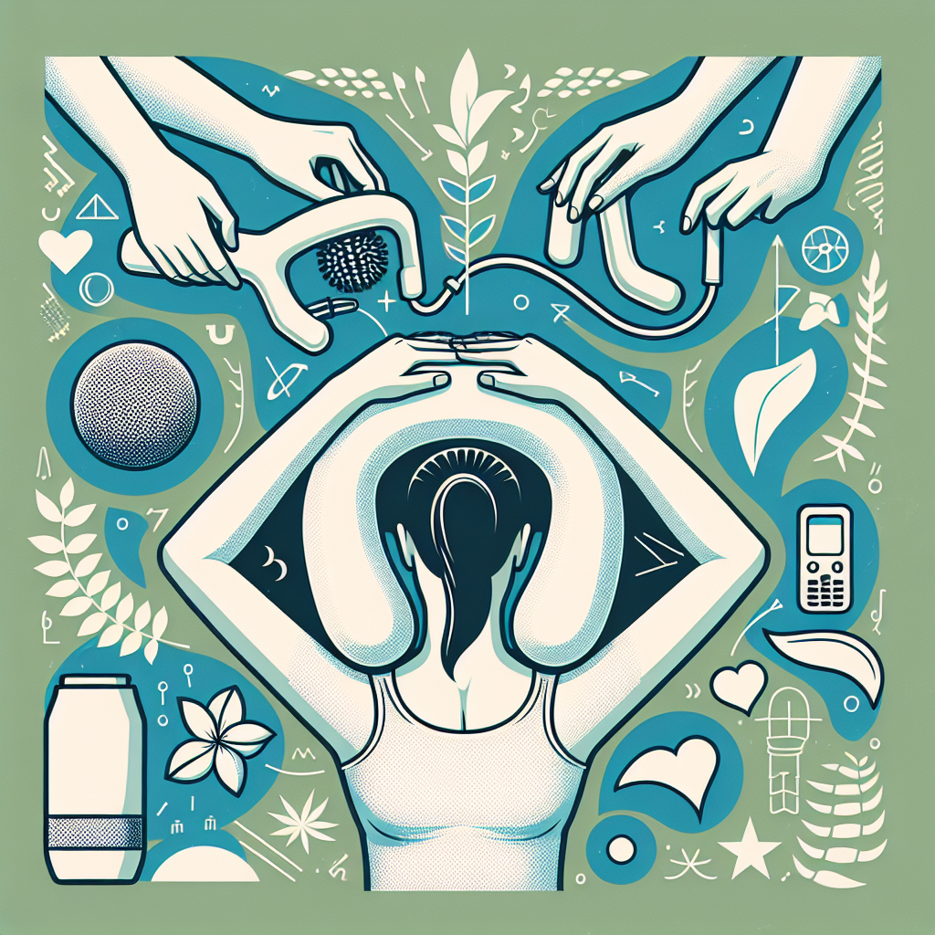 “Daily Stretch and Massage: Neck Massager Pillow Routine”