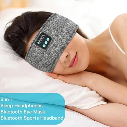 Ultimate Wireless Bluetooth Headband: Sweat-Proof Music & Sleep Eye Mask for Sports and Relaxation