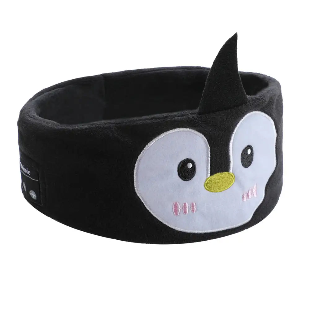 Transform Sleep Time with Our Soft Kid Eye Mask Bluetooth Headphone – Cozy Wireless Earphones with Adorable Animal Design!