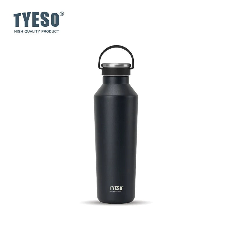 Stainless Steel Vacuum Insulated Water Bottle - Portable, Durable, and Leak-Proof with Matte Finish and Carry Handle for Ultimate Hydration on the Go!