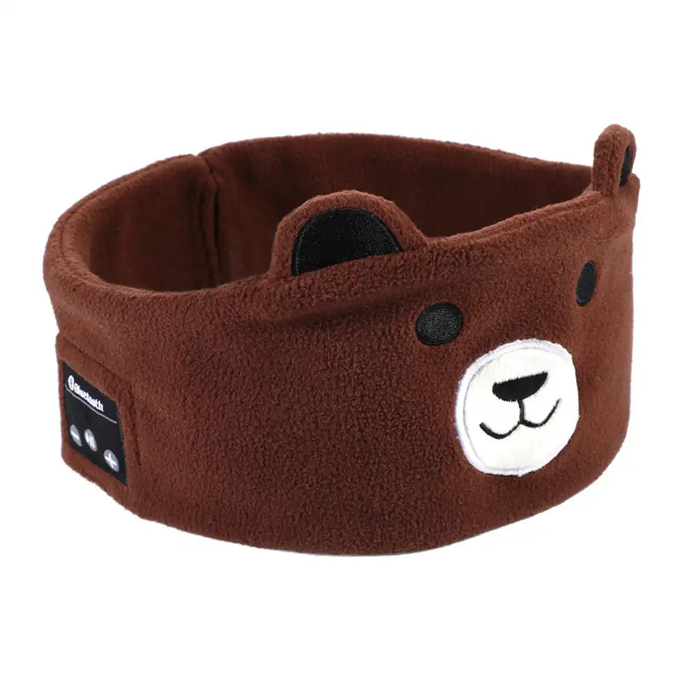 Transform Sleep Time with Our Soft Kid Eye Mask Bluetooth Headphone – Cozy Wireless Earphones with Adorable Animal Design!