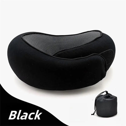 Ultimate Travel Neck Pillow: Adjustable Memory Foam U-Shaped Support for Comfort on the Go