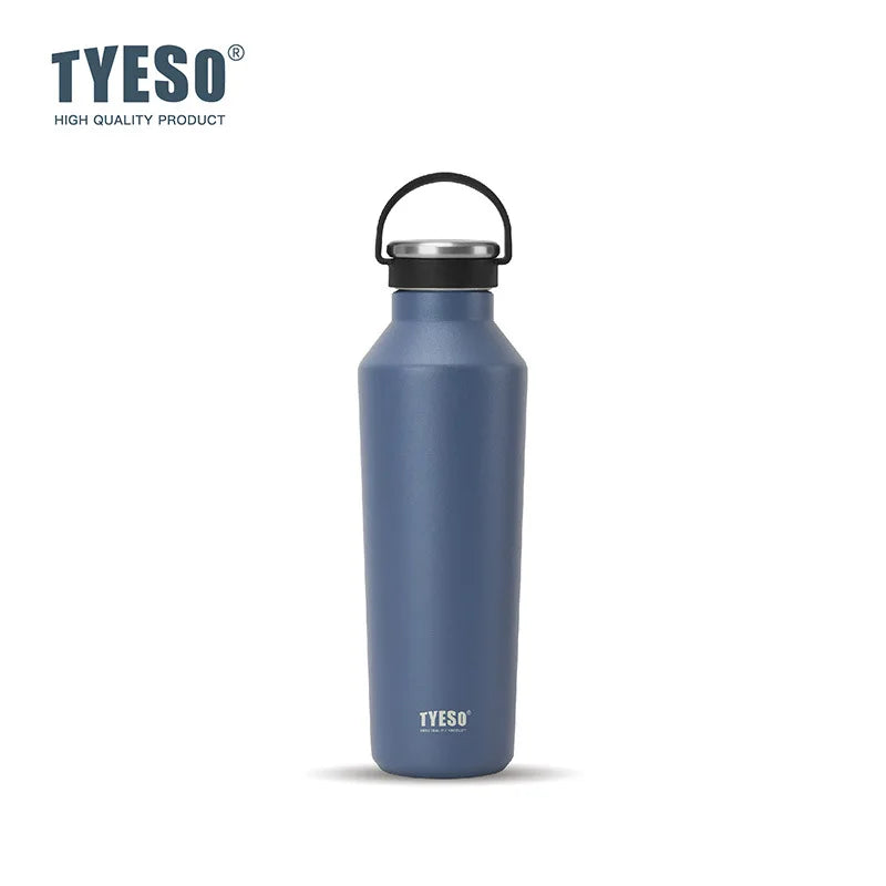 Stainless Steel Vacuum Insulated Water Bottle - Portable, Durable, and Leak-Proof with Matte Finish and Carry Handle for Ultimate Hydration on the Go!