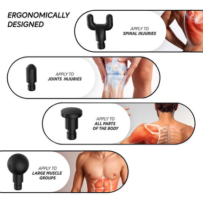 Revitalize Your Body with the Phoenix A2 Massage Gun - Deep Tissue Vibrating Massager with Adjustable Speeds and Quiet Operation