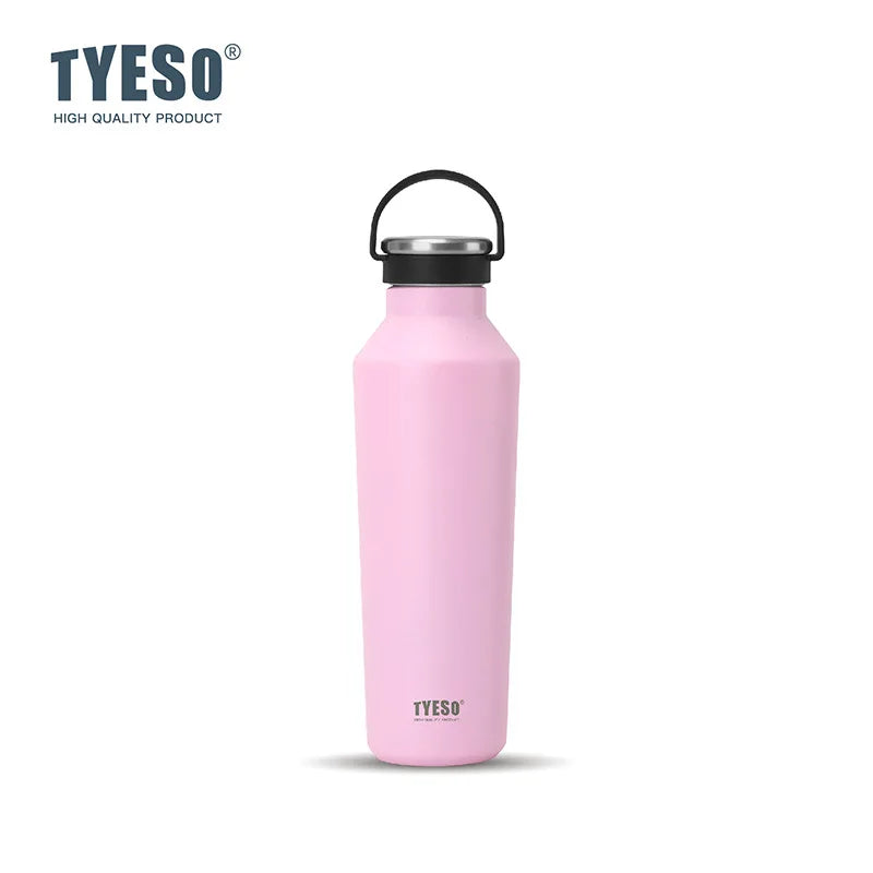 Stainless Steel Vacuum Insulated Water Bottle - Portable, Durable, and Leak-Proof with Matte Finish and Carry Handle for Ultimate Hydration on the Go!