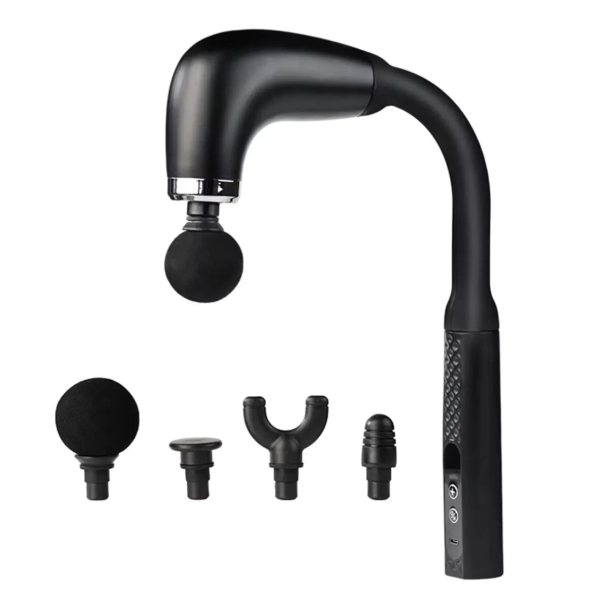 Introducing the 2025 Smart Curved Hook Fascia Gun – Your Ultimate Electric Massager for Ultimate Relaxation at Home!