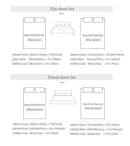 Premium 100% Cotton Brushed Luxury Solid Color Hotel Style Bedding Set Wide Edge Duvet Cover Bed Sheet/Fitted Sheet Pillowcases