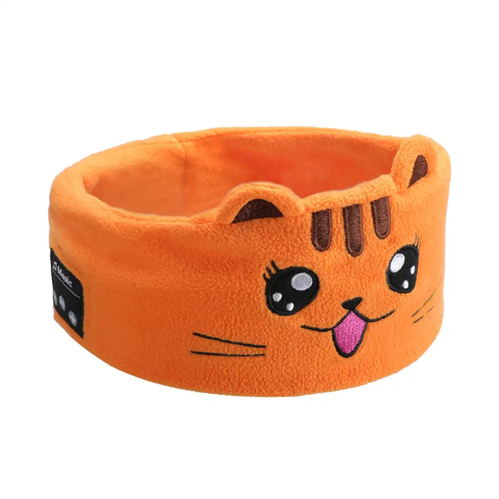 Transform Sleep Time with Our Soft Kid Eye Mask Bluetooth Headphone – Cozy Wireless Earphones with Adorable Animal Design!