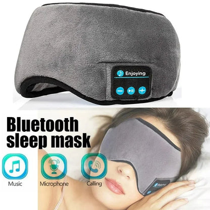 Unwind in Style with Our Bluetooth Wireless Sleep Mask Headphones - The Ultimate Travel Buddy for Music Lovers and Sleep Enthusiasts!