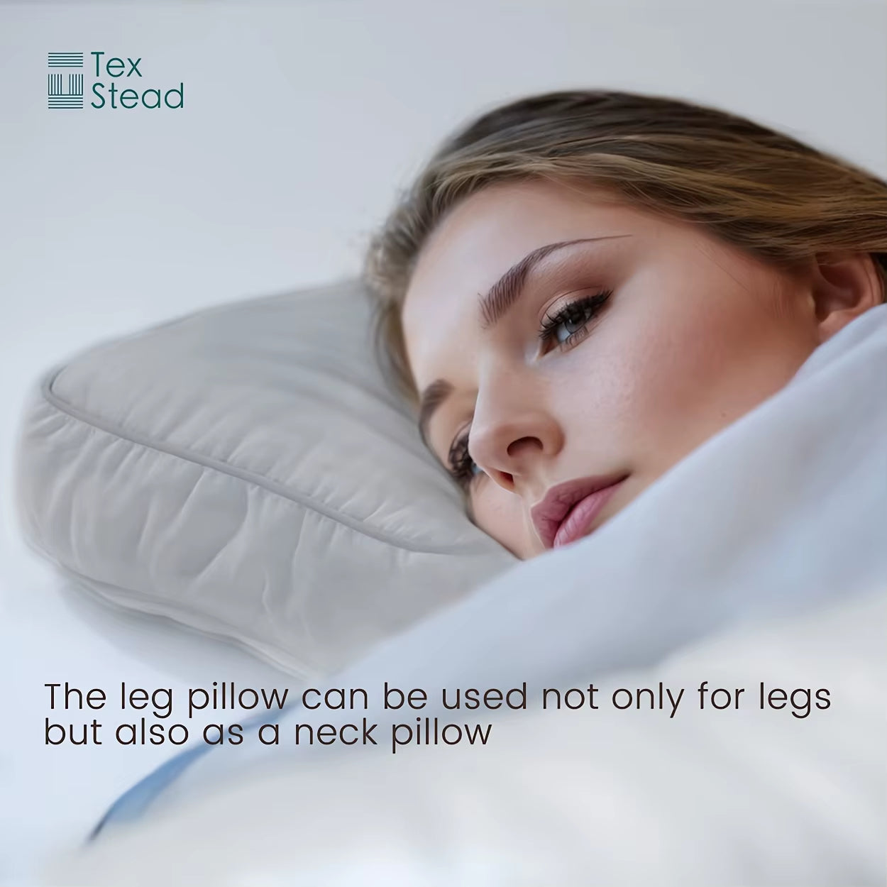 Experience Unmatched Comfort with Our 1Pc Ergonomic Knee Pillow - Adjustable Strap & Machine Washable Cover for Ultimate Side Sleeper Support, Perfect for Pregnancy and Office Use!