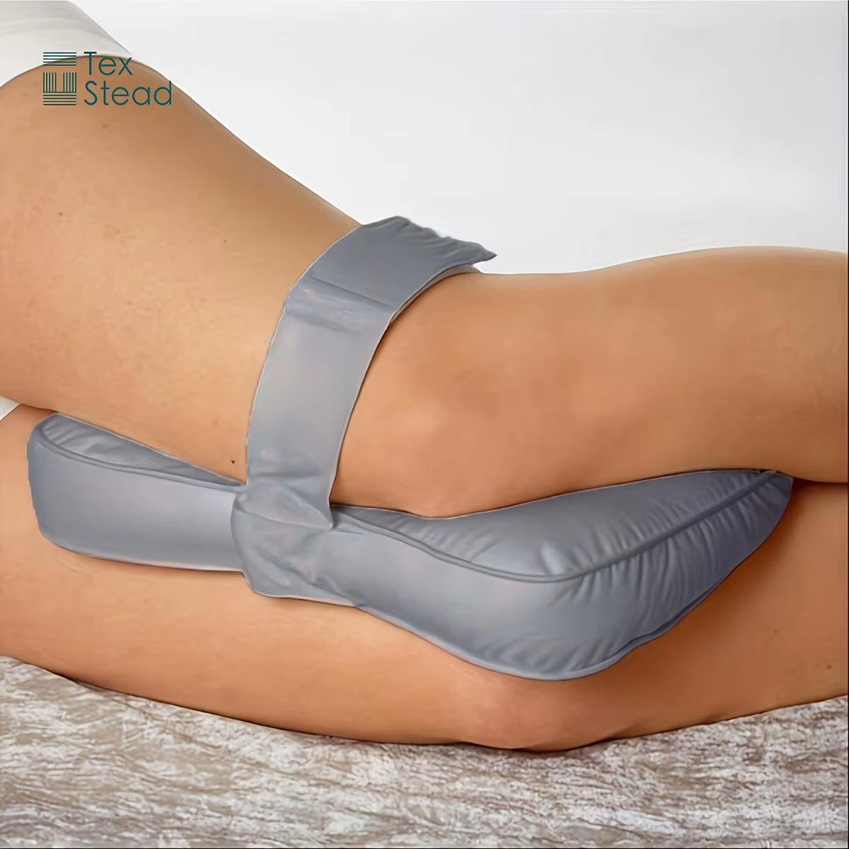 Experience Unmatched Comfort with Our 1Pc Ergonomic Knee Pillow - Adjustable Strap & Machine Washable Cover for Ultimate Side Sleeper Support, Perfect for Pregnancy and Office Use!