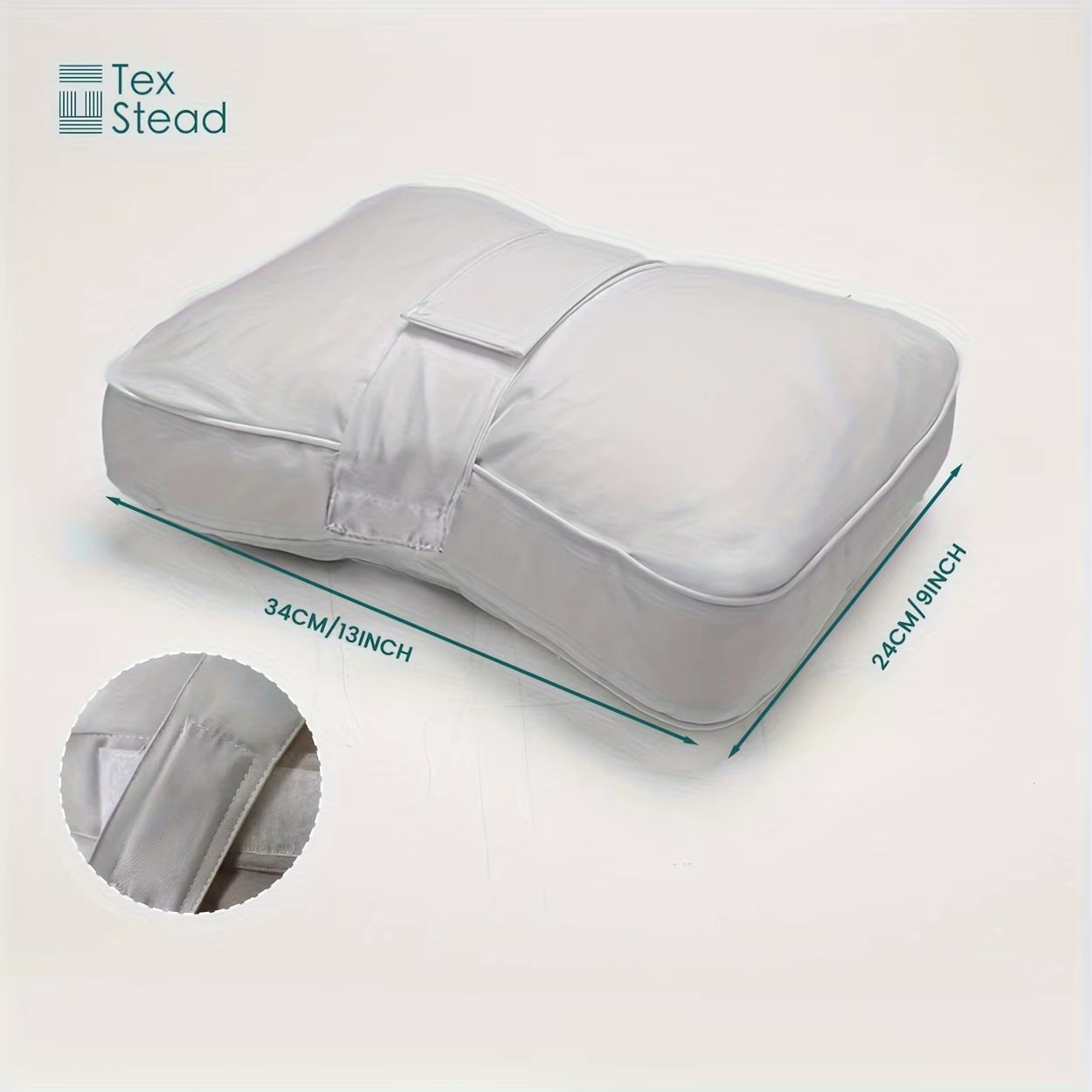 Experience Unmatched Comfort with Our 1Pc Ergonomic Knee Pillow - Adjustable Strap & Machine Washable Cover for Ultimate Side Sleeper Support, Perfect for Pregnancy and Office Use!