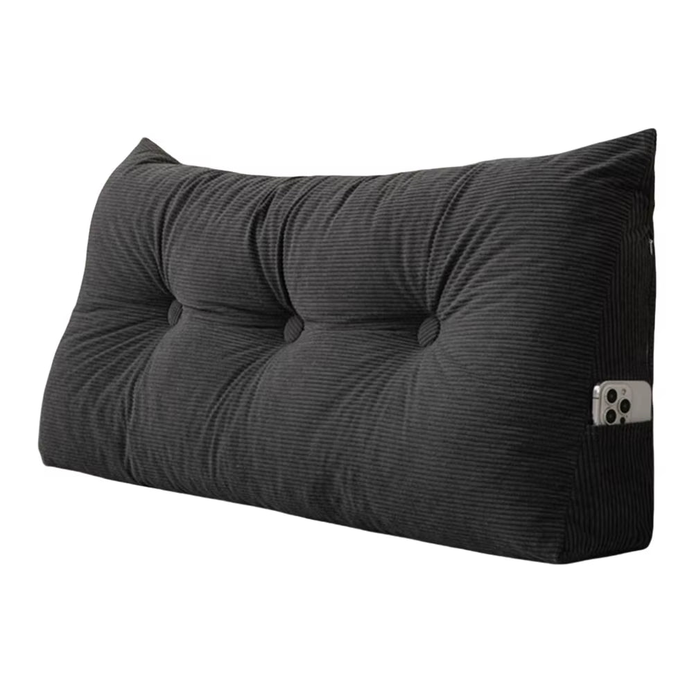 Transform Your Relaxation with Our Stylish Triangular Wedge Headboard Long Backrest Pillow – Perfect for Comfort and Convenience on Beds and Sofas!