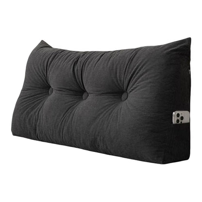Transform Your Relaxation with Our Stylish Triangular Wedge Headboard Long Backrest Pillow – Perfect for Comfort and Convenience on Beds and Sofas!